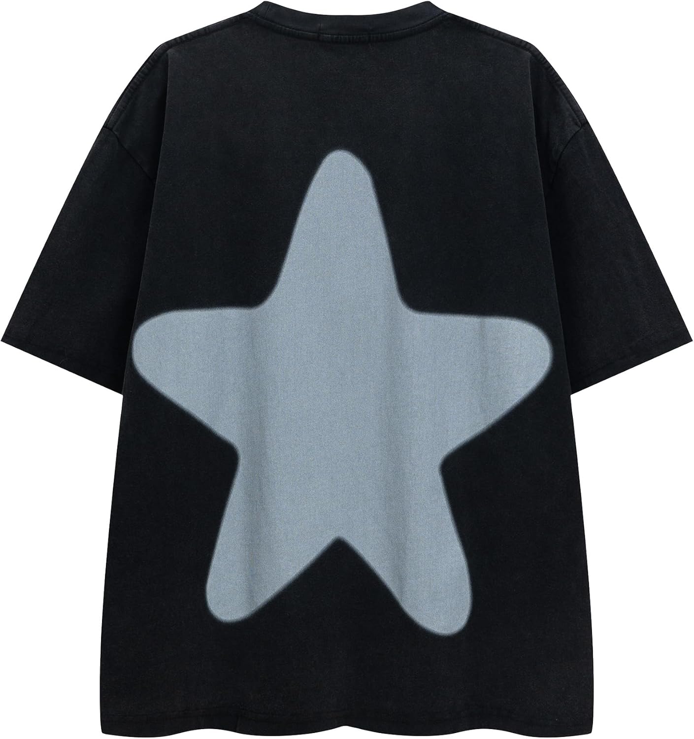 Aelfric Eden Oversized Star Graphic Tees Men Vintage Washed Heavyweight Cotton Trendy Streetwear T Shirts Unisex - Image 4