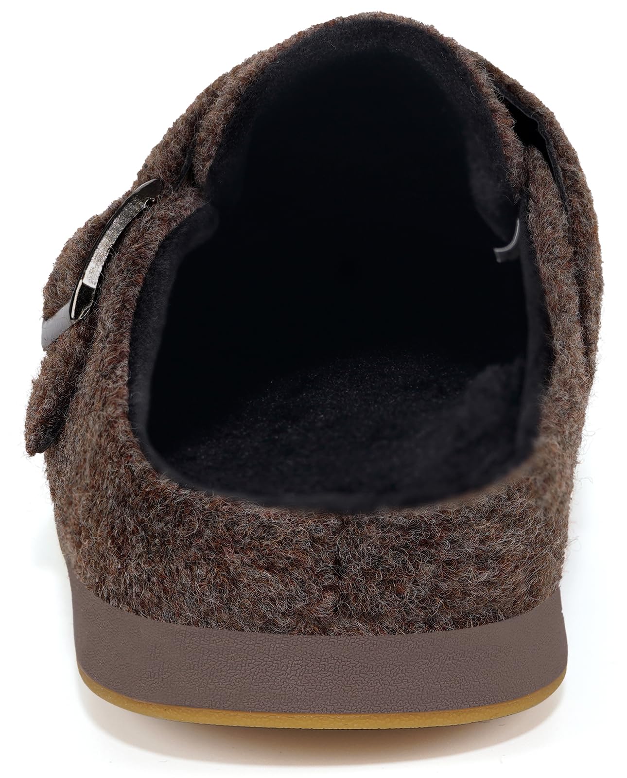 Pantofole Donna Uomo Ciabatte in Feltro Unisex Slippers Invernali Chiuse con Plantare Intercambiabile