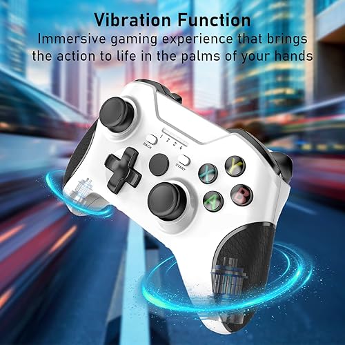 Vista 6 de DYONDER Xbox One Wireless Controller, Game Controller Gamepad 2.4GHZ Game Controller Compatible with Xbox OneOne SOne XOne Series XSElitePC Windows