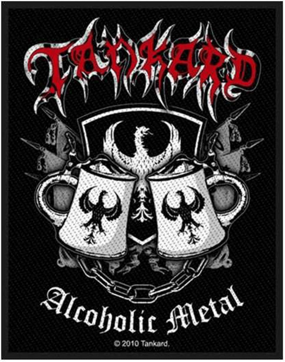 Tankard - Alcoholic Metal Aufnäher | 7,5x10cm | 100% Polyester Patch