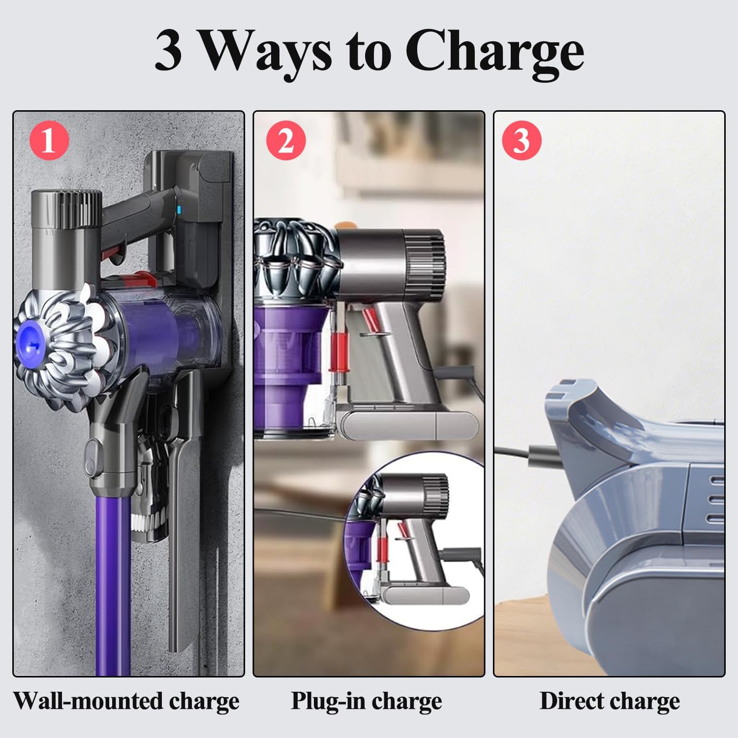Professional 8500mAh V15 Battery Replacement for Dyson V15 Detect/Detect Absolute/ V15s Detect Submarine/ SV22/ SV47/ V11 Click-in Vacuum Cleaners 2 Filters Included