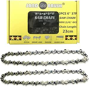 2 Catene Motosega 4 Pollici - Professionale Per Mini Motoseghe - Foto 3