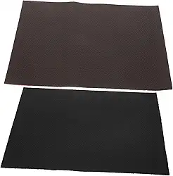 Kit de material de sofá de couro de vaca adesivos de estofamento DIY para artesanato em sofás