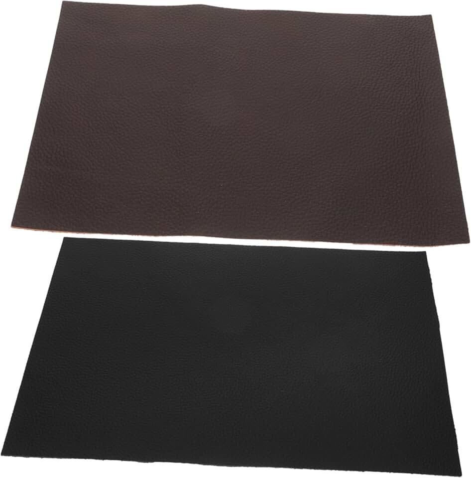 Kit de material de sofá de couro de vaca adesivos de estofamento DIY para artesanato em sofás