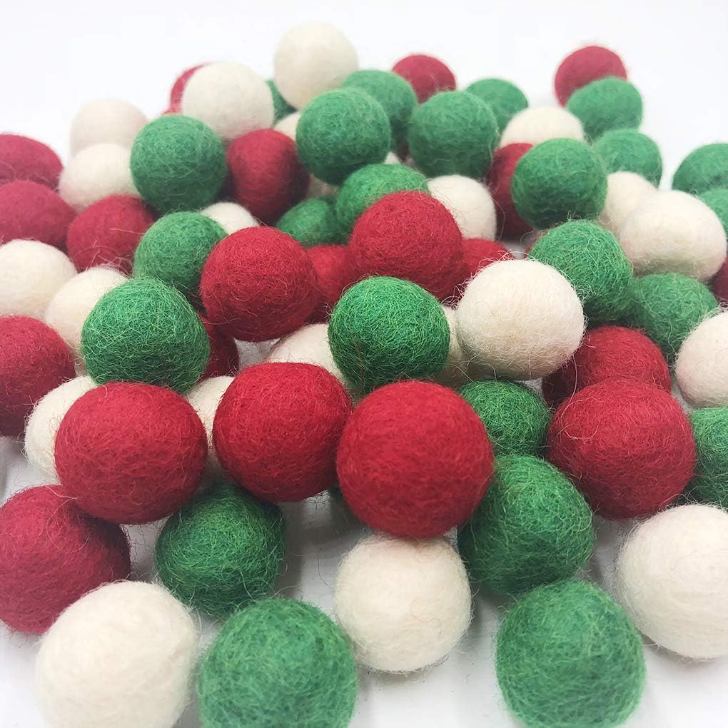 Wool Balls Felt Pom Pom Balls 2cm 150pc Felt Garland Craft Supplies Wool Felt Beads