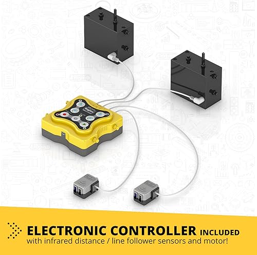 Miniatura 3 de Engino Mini ERP 2.0, construye y programa 8 robots de trabajo con Bluetooth, kit de codificación STEM para niños a partir de 9 años con software