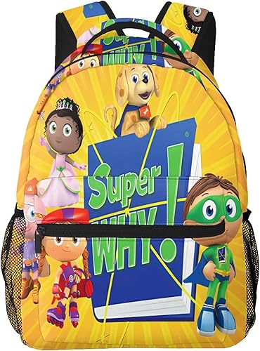 Mochilas Super Anime Why! Mochila ajustable para laptop Bolsa de hombro doble para mujeres hombres escalada compras trabajo, Negro -, Mochilas