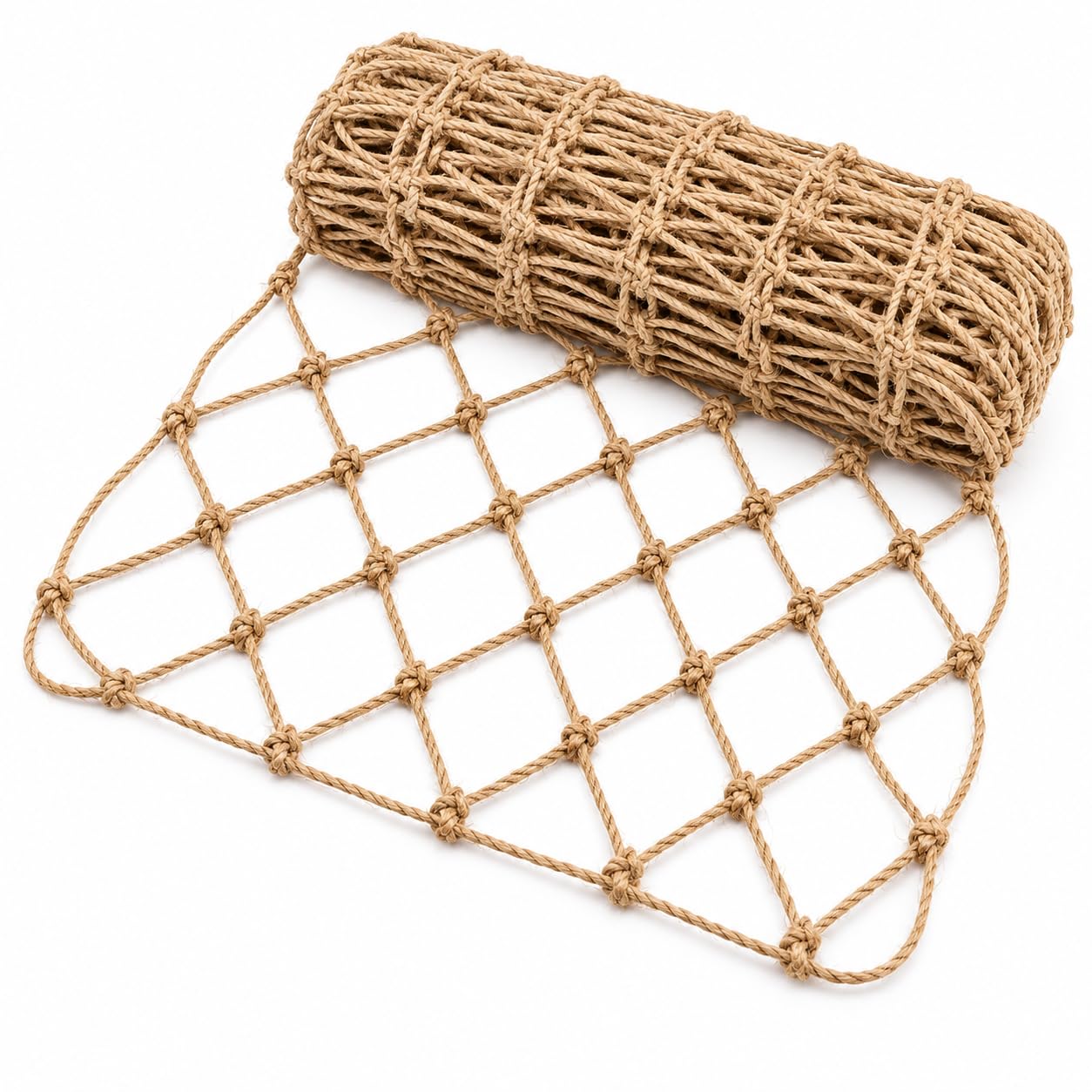 Plant Support Netting, 1m x 5m Jute Trellis for Climbing Plants