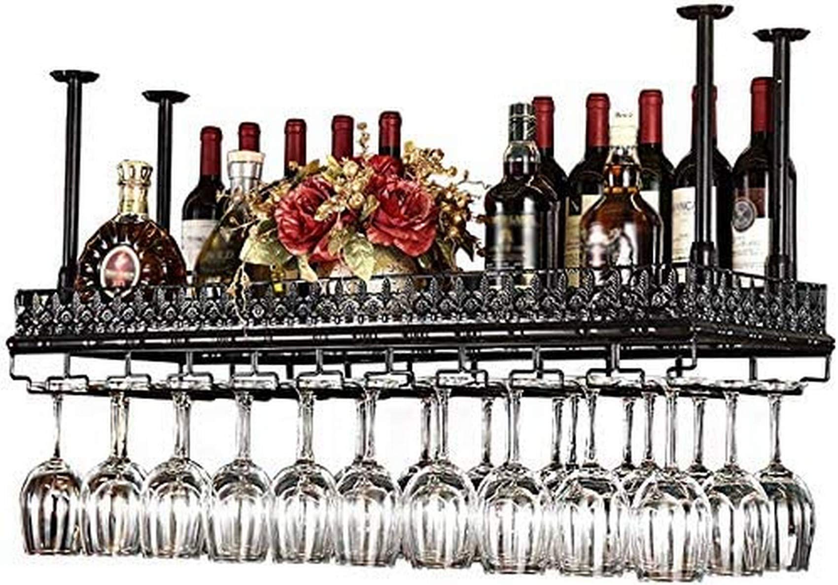 Porte-bouteille de vin suspendu pour libérer l'espace de vos comptoirs