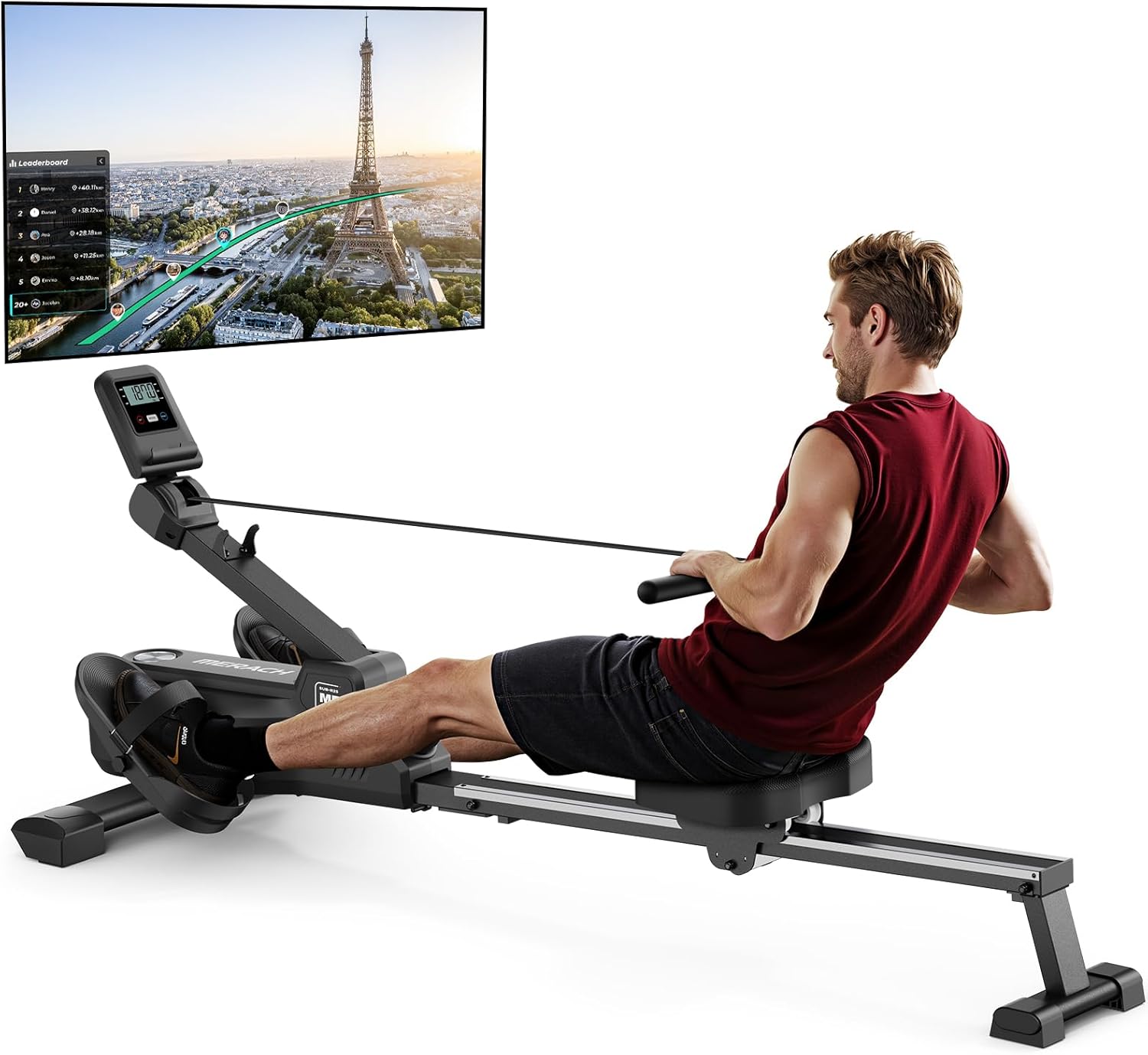 MERACH Foldable Rowing Machines for Home