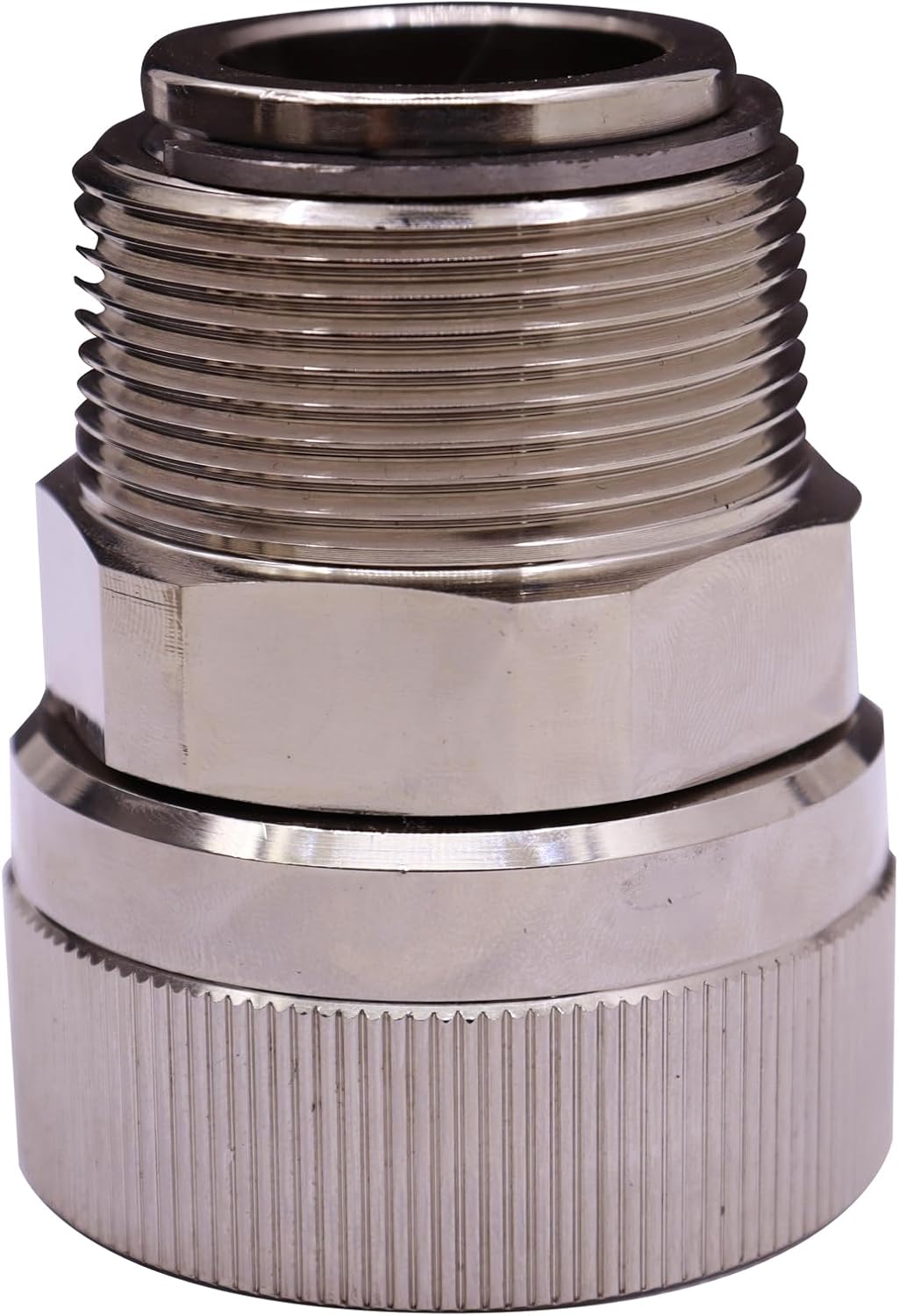 1.5" NPT Male to 1.5" NPT Female Fuel Hose Swivel 360 Rotating Connector Heavy Brass Nipples Pipe Fittings Fuel Nozzle Coupling for Diesel Gasoline Kerosene