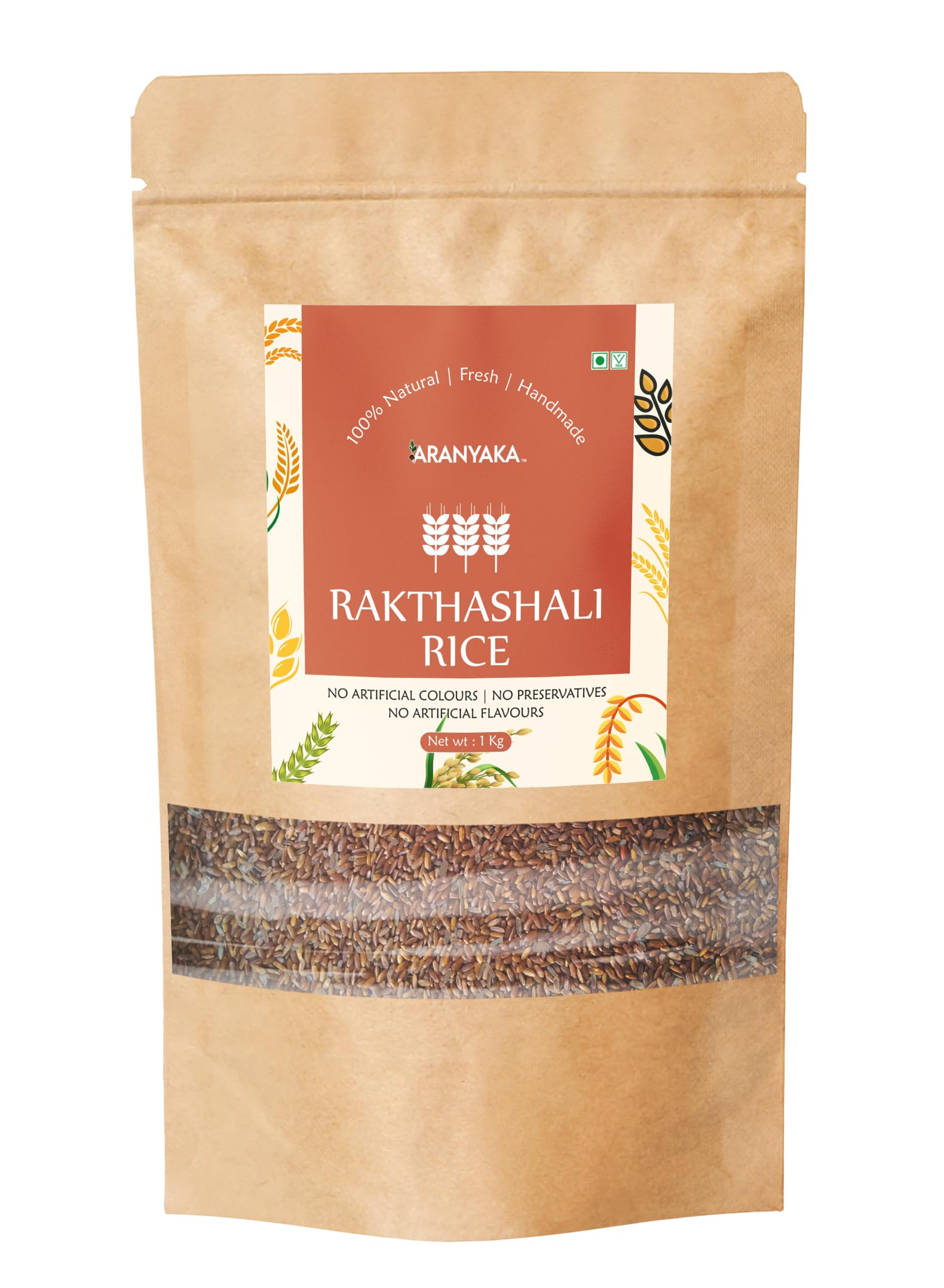 Aranyaka Kerala Rakthashali Red Rice (BOILED) (1Kg) | Diabetic Friendly, Gluten Free | (Small Grain, UNPOLISHED,BOILED) | Healthy Royal Rice| Iron Rich | Blood Purifier (B0CJMQGY7H) Amazon Price History, Amazon Price Tracker