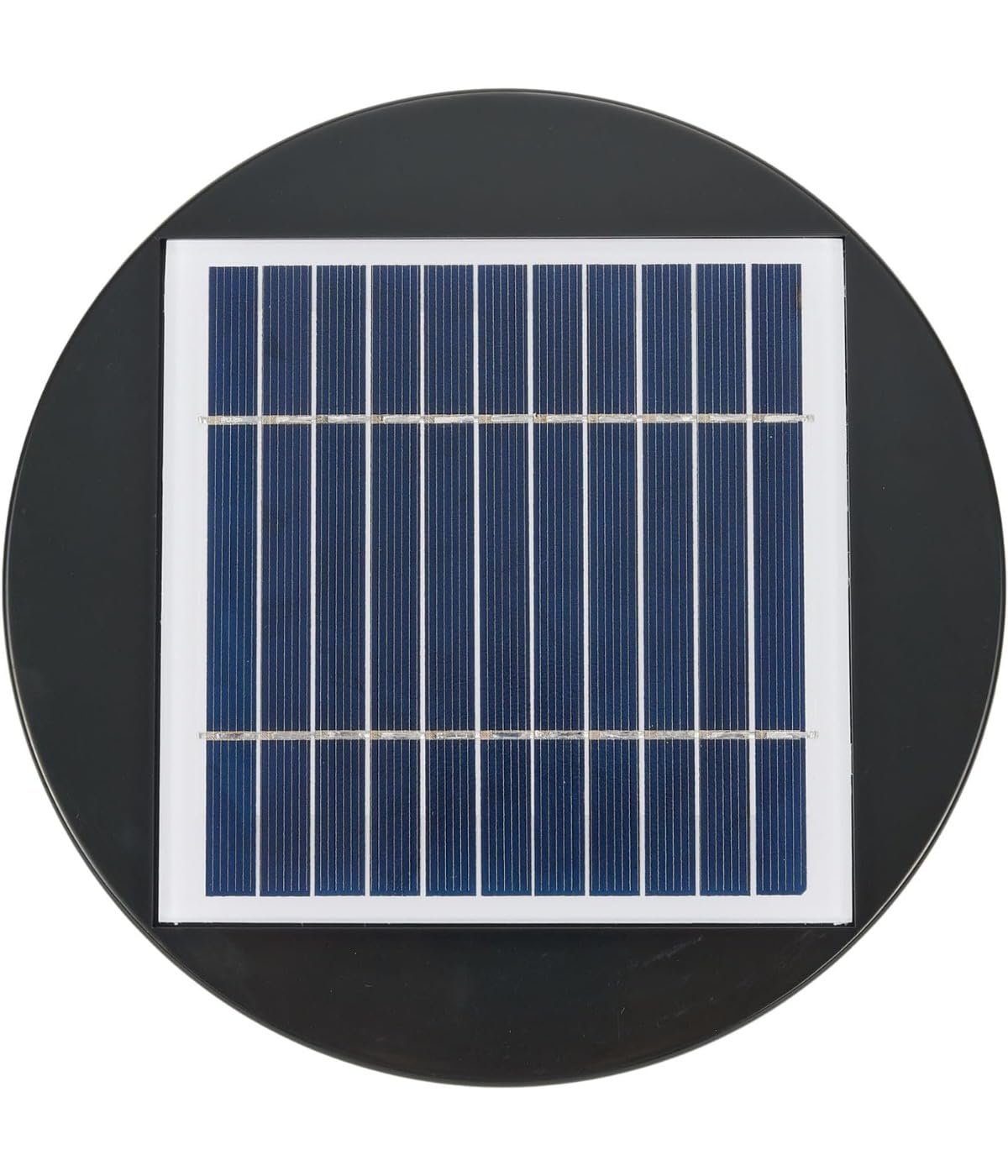 Zasilany energią słoneczną wentylator wyciągowy, solarny wentylator wyciągowy, do łodzi, kampera, szklarni, przyczepy kempingowej, czarny, 1 sztuka