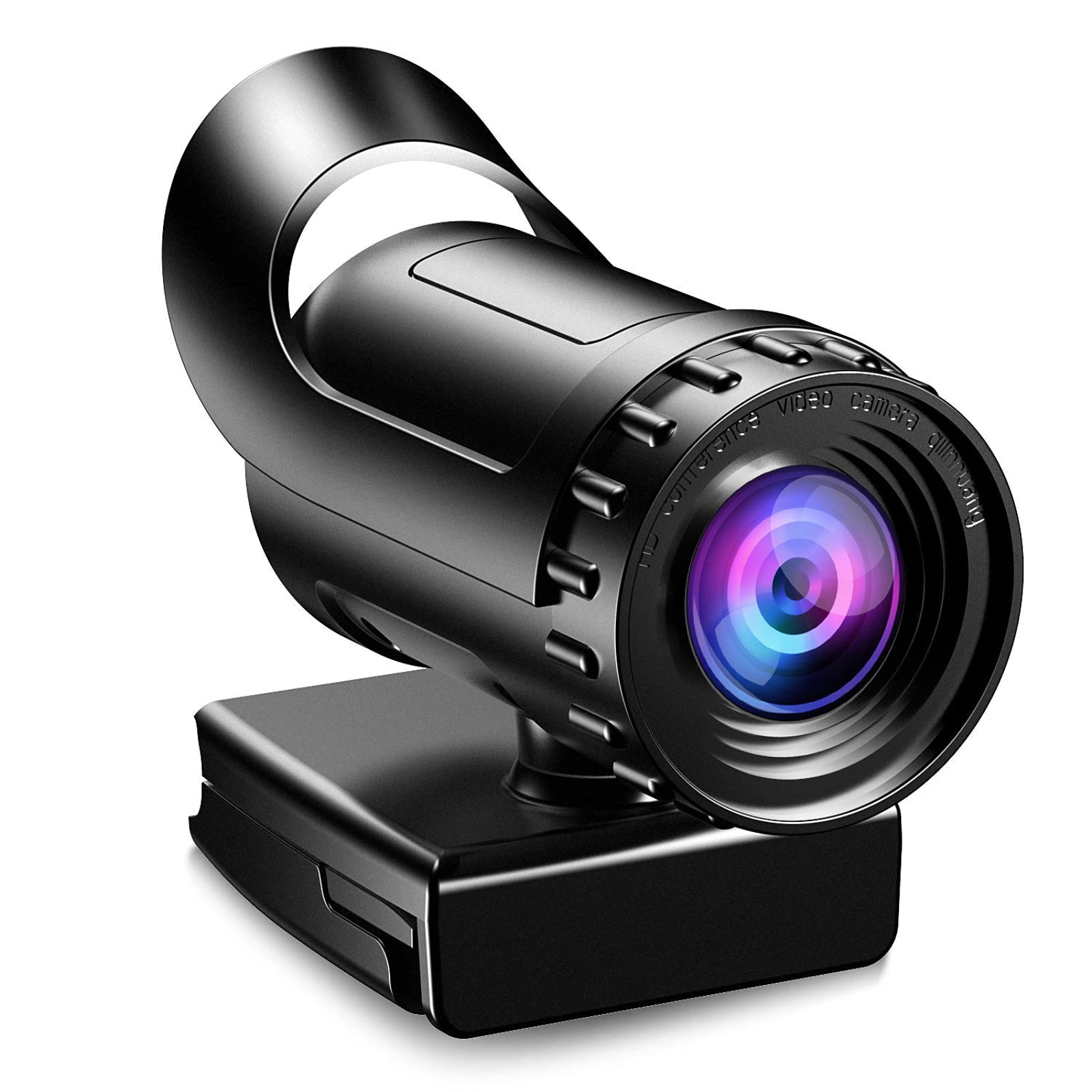 Webcam Full HD 2K, 1080P, Mise Au Point Automatique, Avec Microphone
