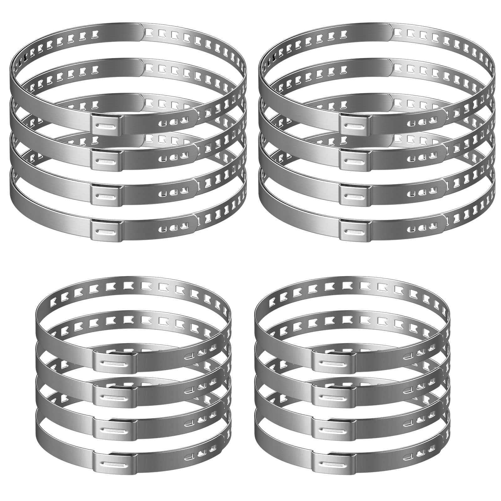 16-teiliges CV-Achsmanschetten-Schellen-Set – Edelstahl, 20-50 Mm & 50-120 Mm, Verstellbar, Für Autos & Leichte LKWs