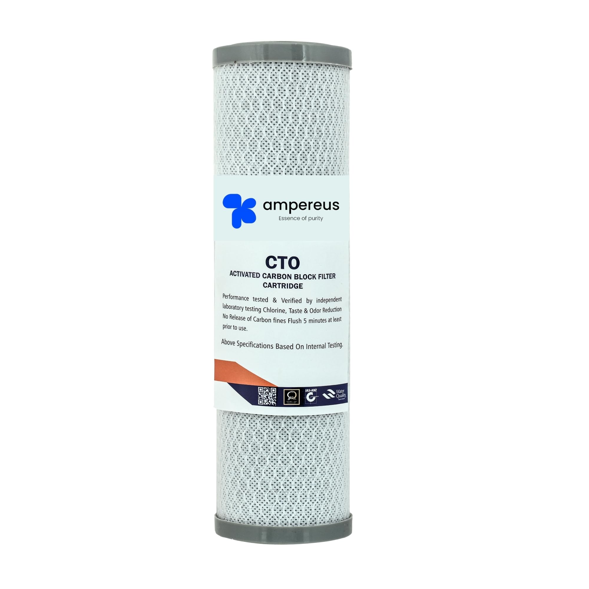 AMPEREUS Water Filter Cartridges - 3-Piece RO Kit -8