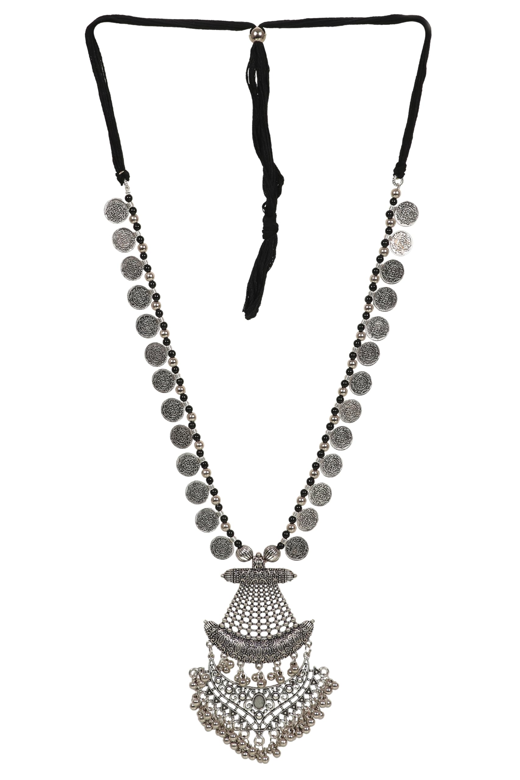 See full amazon price history chart for Traditional Stylish Coins Oxidised Silver Dual Tone Ethnic Long Style Necklace Set Jewelry Women Girls (Silver) Traditional Stylish Coins Oxidised Silver Dual Tone Ethnic Long Style Necklace Set Jewelry Women Girls (Silver) (B0D7C74RG1) Amazon Price History, Amazon Price Tracker
