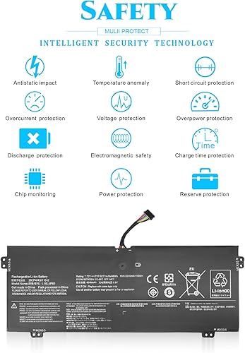 Miniatura 4 de L16L4PB1 L16M4PB1 - Batería para portátil de 7.68 V para yoga 730-13IWL ideapad Yoga 720-13IKB 730-13IKB 730-13IWL Notebook 5B10M52738 L16C4PB1