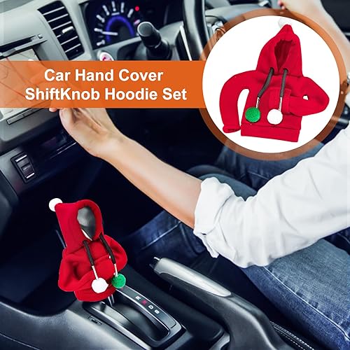 Miniatura 2 de Tensilearm Sudadera con capucha para palanca de cambios de automóvil, protector universal para palanca de cambios de automóvil, diseño único