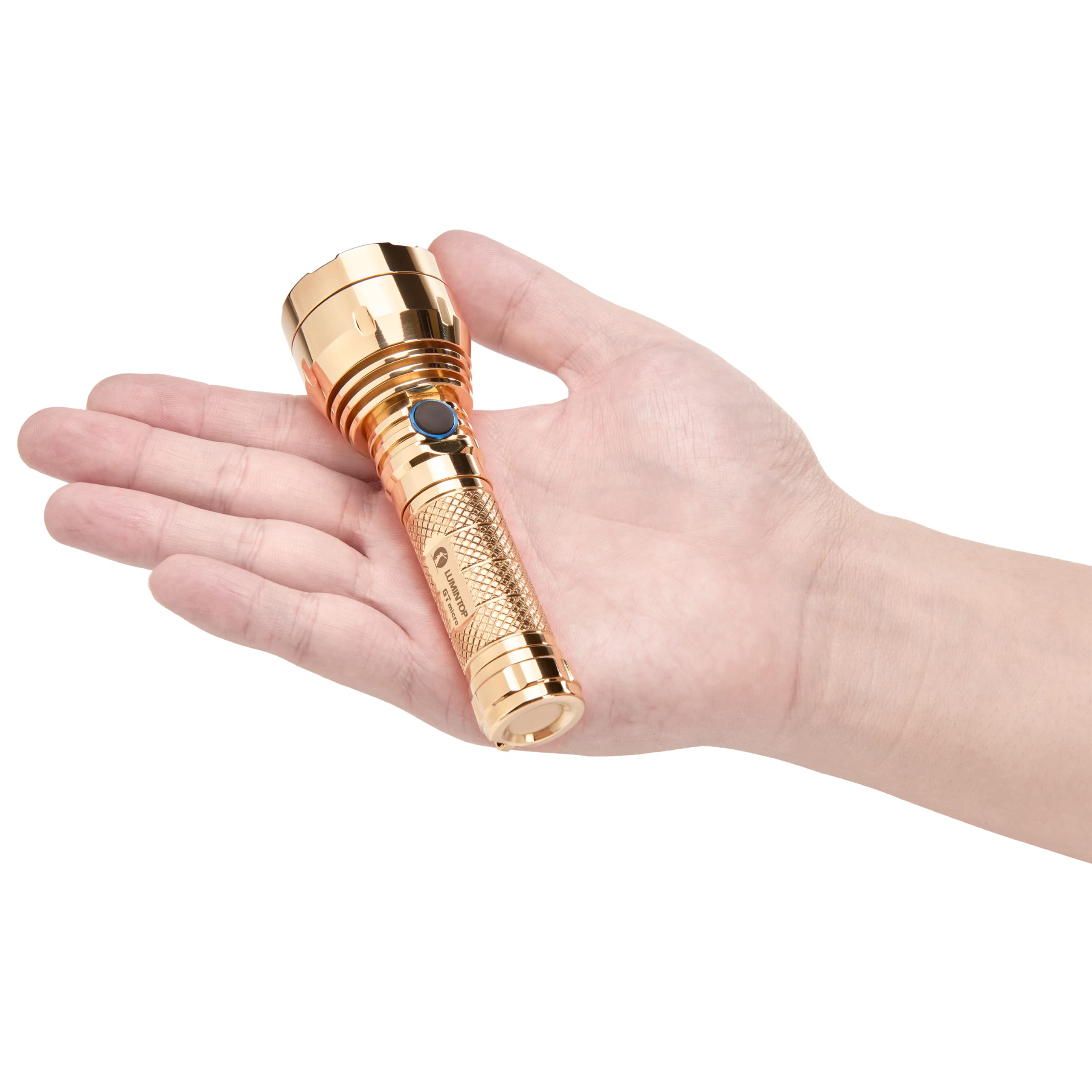 LUMINTOP GT Micro Copper Brass EDC Taschenlampe, OSRAM NM1 LED 
