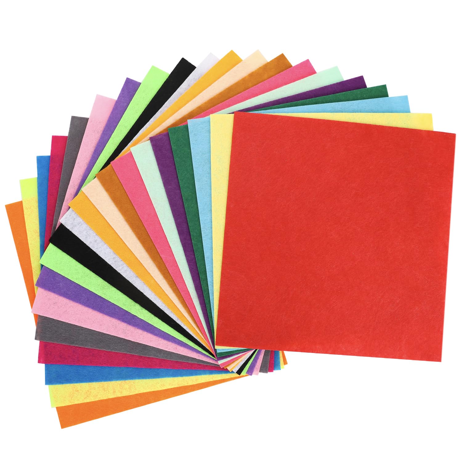 12"x12"Felt Fabric Sheet,Craft Felt Squares, 20PCS Colored Felt Fabric Sheets for DIY Craft and Sewing Projects (12x12 Inches)