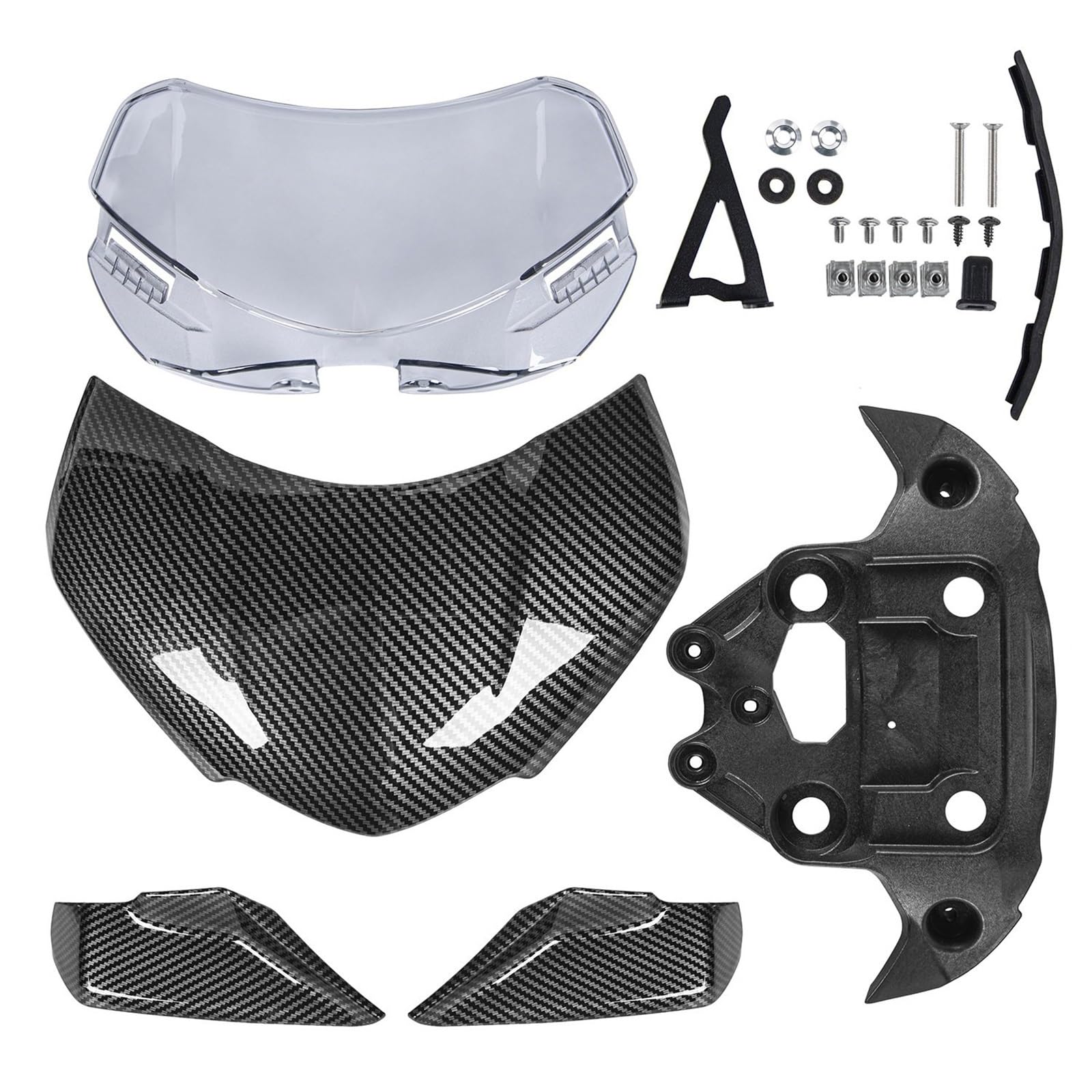 Przedłużenie wiatrochronu Pasuje do Triumph Speed ​​Triple 1200 RS 2021 2022 2023 2024 osłona przedniego reflektora daszek deflektor szyby przedniej