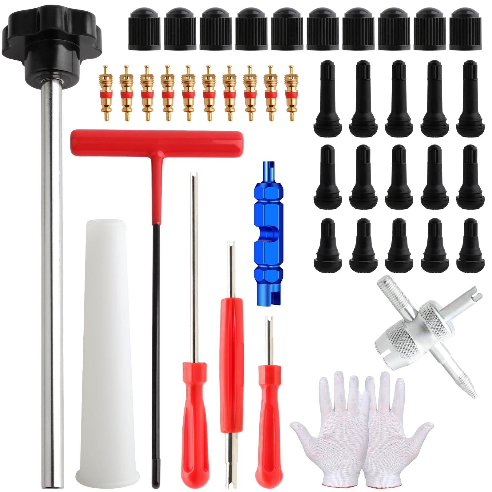 45 PCS Valve Stem Core Tool Kit