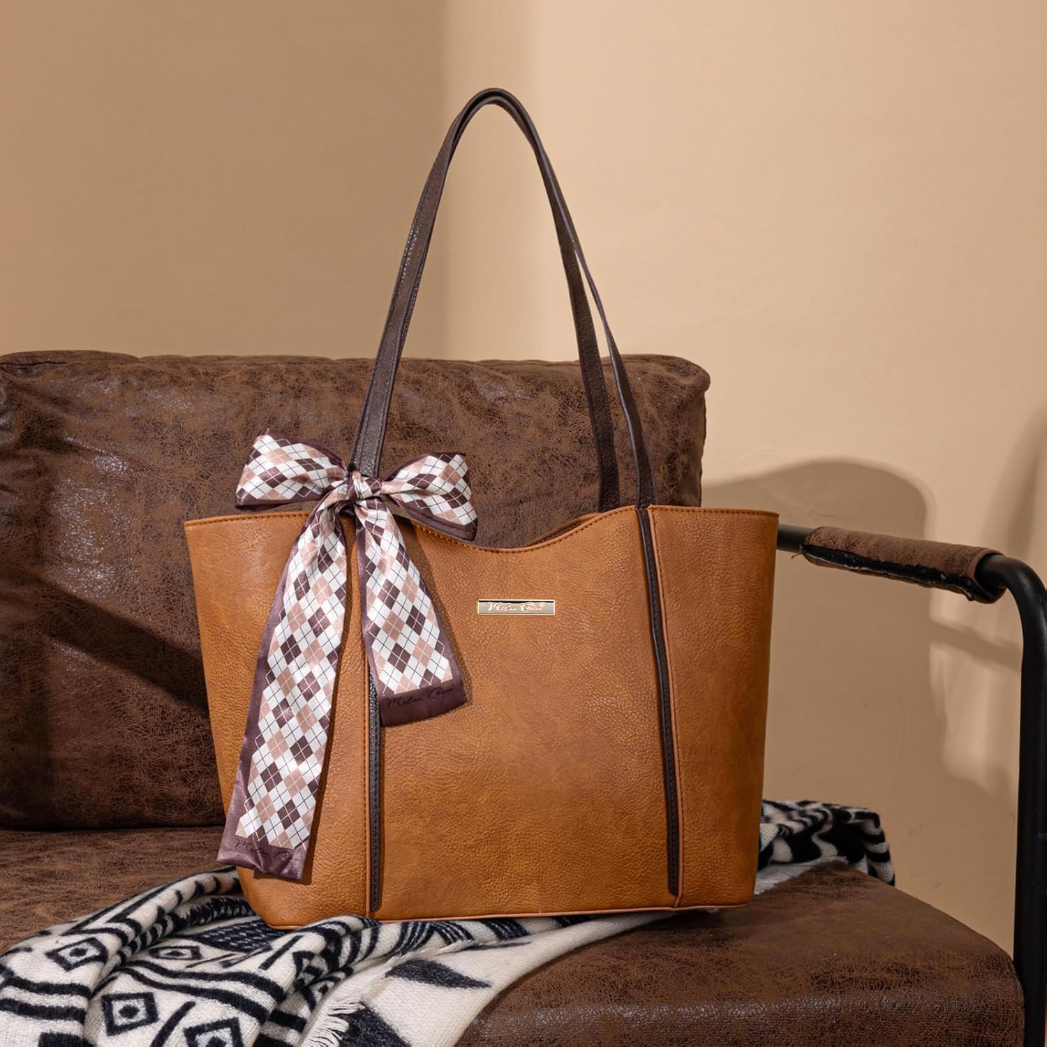 Milan Chiva Tote Bags for Women Medium Top Handle Satchel Purses Designer Shoulder Handbag Hobo Bags - Image 3