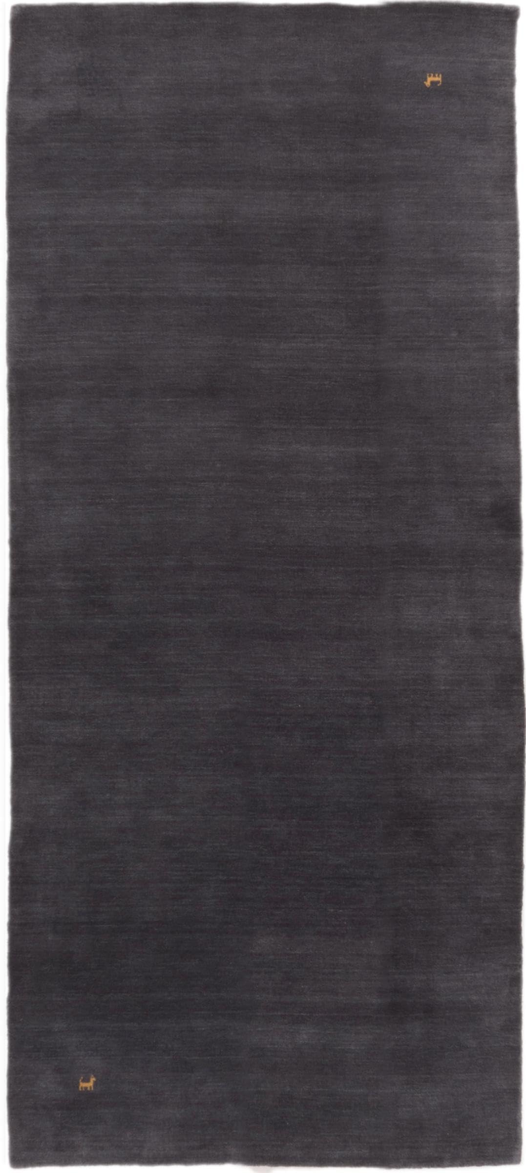 Tapis d'Orient moderne gris Loom Gabbeh tapis de course en laine