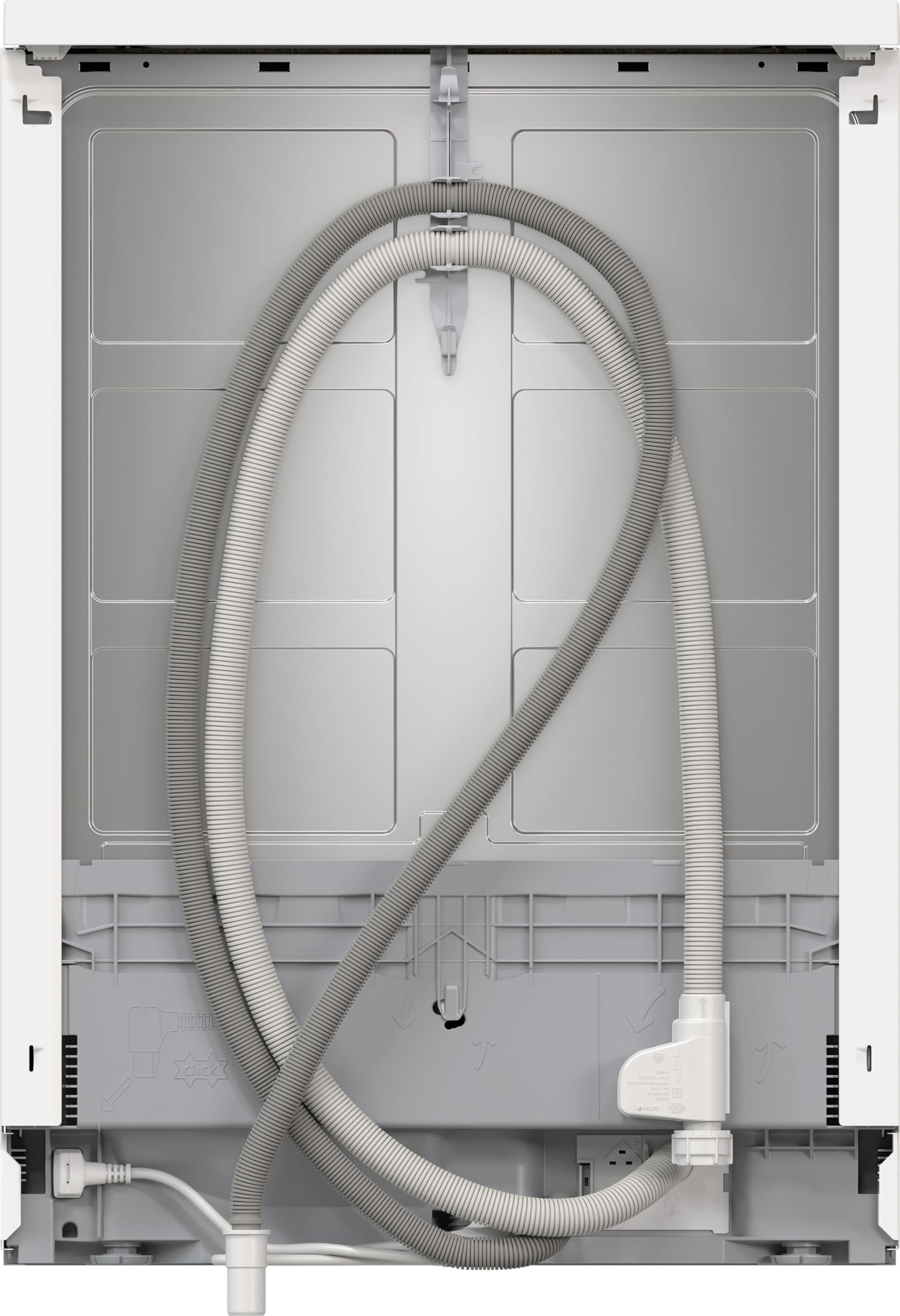 Bosch SMS4EVW08E Serie 4, Lavastoviglie da libera installazione, Home Connect, EfficientDry: apertura automatica della porta, Diagnostica da remoto, Assistente al lavaggio, Bianco, 60cm