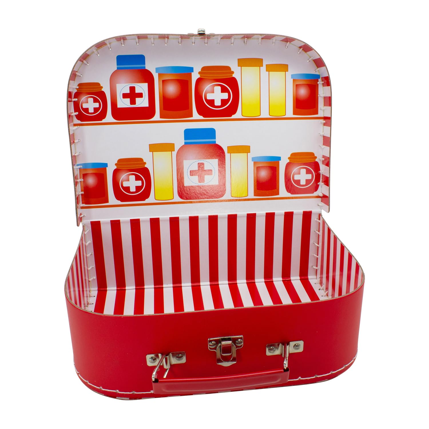 Mallette De Médecin Enfant En Bois – Kit Docteur Complet Avec Stéthoscope, Thermomètre, Tensiomètre – Jouet Éducatif 3 Ans Et +
