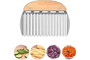 Stainless Steel Wave Cutter Potato Cutter, Your Culinary Companion for Exquisite Potato Dishes