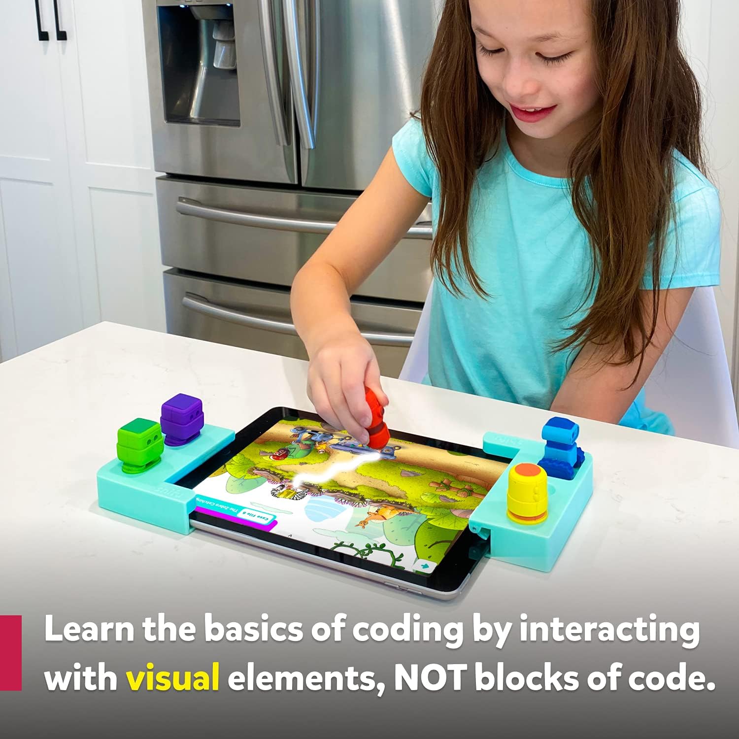 Tacto Coding by PlayShifu (app based) - Learn to code while helping animals | STEM toy for both boys and girls between the ages of 4 to 10 (tablet not included) - Image 4