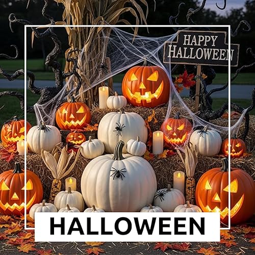 Miniatura 3 de Semillas de calabaza de oso polar gigante para plantar | 10 semillas raras | Crecen hasta 75 libras, ideal para fantasma blanco Jack-O-Lantern