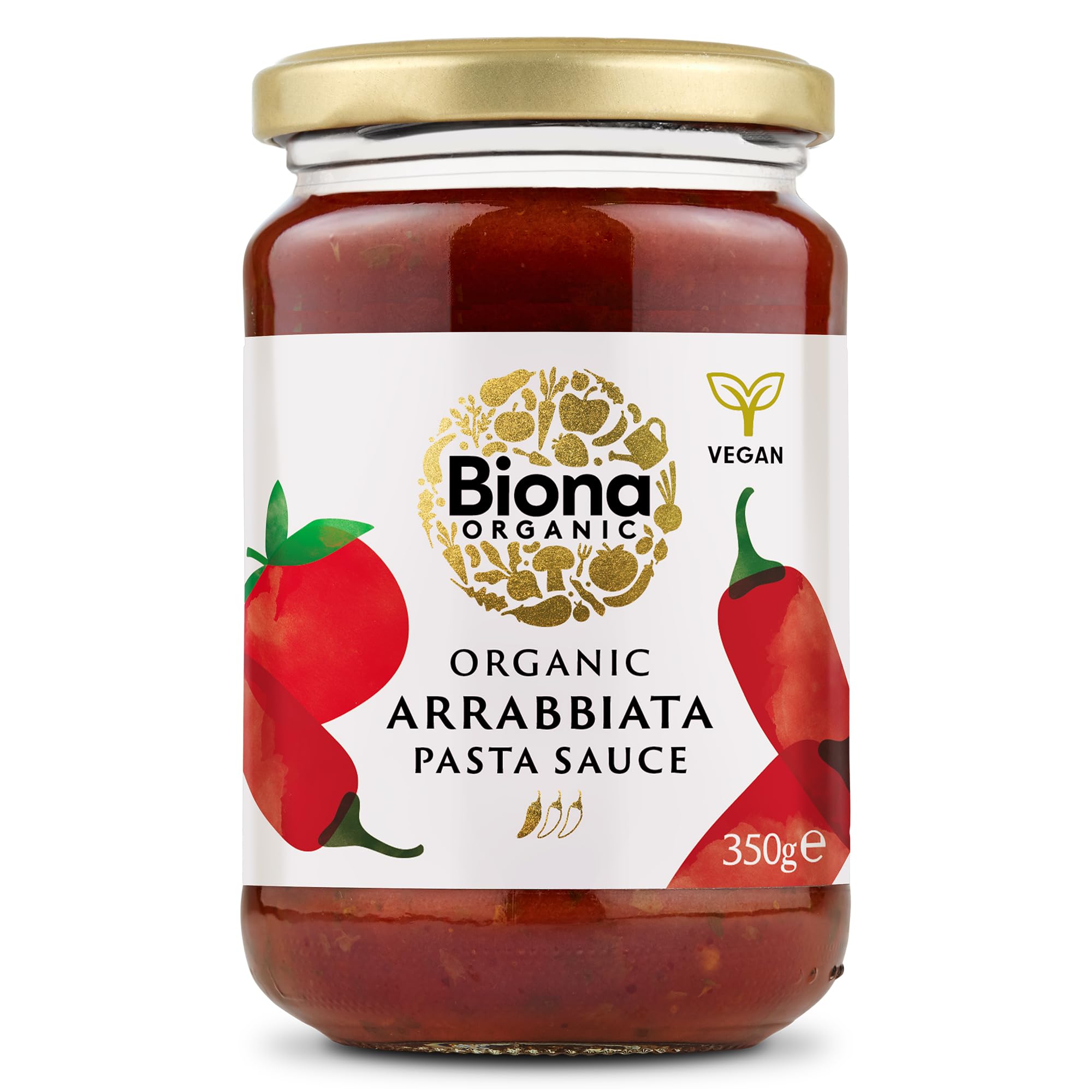 Biona Organic Arrabbiata Spicy Pasta Sauce, 350g