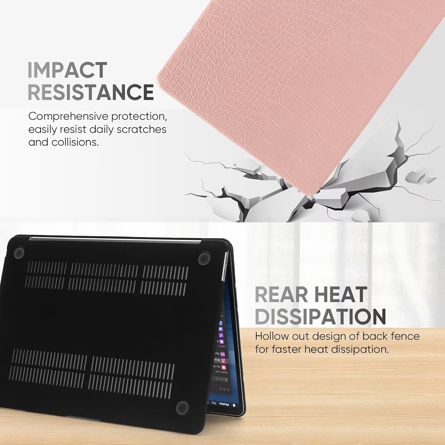Case Compatible with MacBook Air 13" M5 2026 M4 M3 M2 2025-2022 image 5