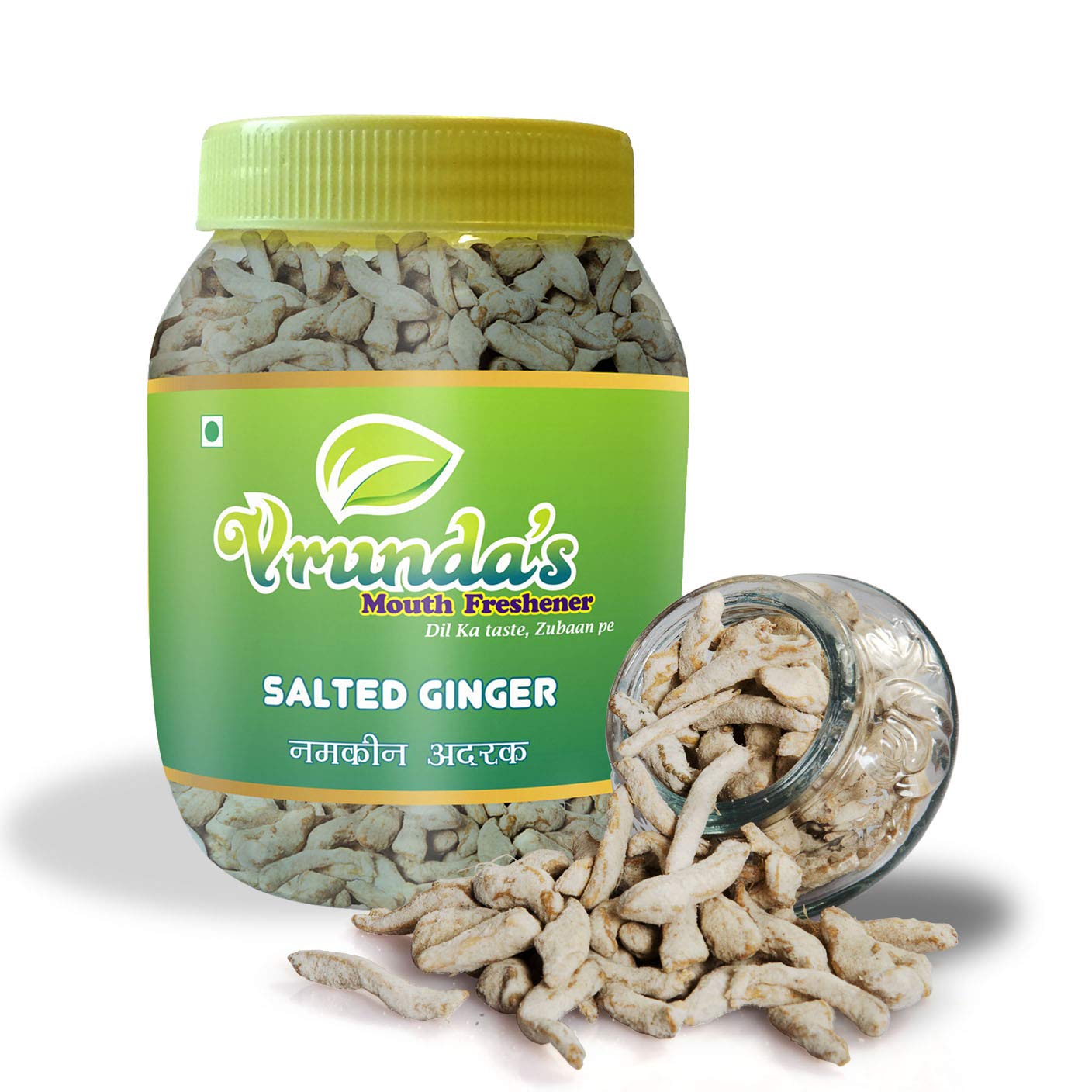 Salted Ginger / Adrak / Inji / Shunti / Allamu / Inchi For Cold Cough ,300 Gm