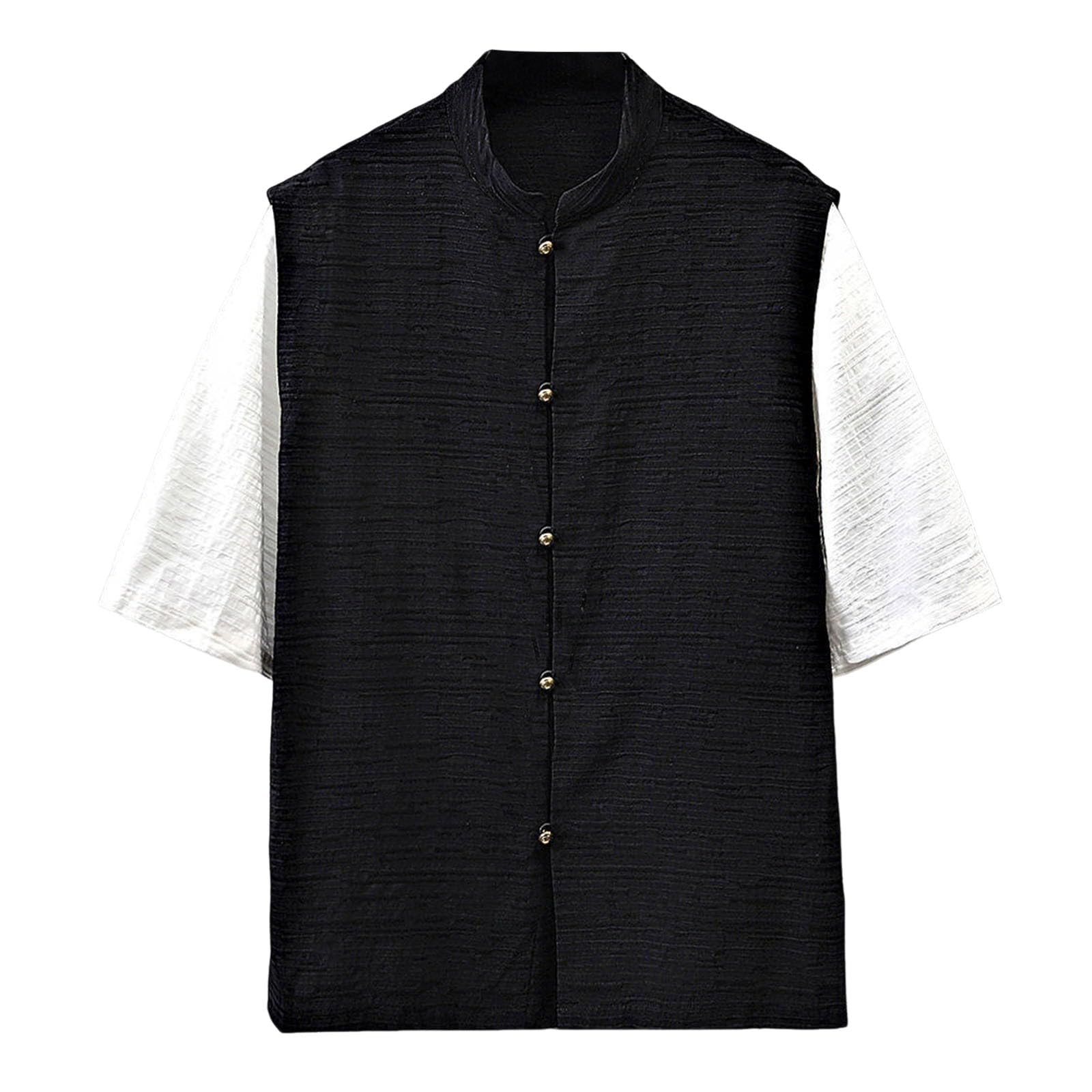 Camisa Verano Hombre Camisas Shirts Casual Ropa Tallas Grandes Transpirable De Lino Traje Slim Fit Elegante Ligero Manga Corta Primavera
