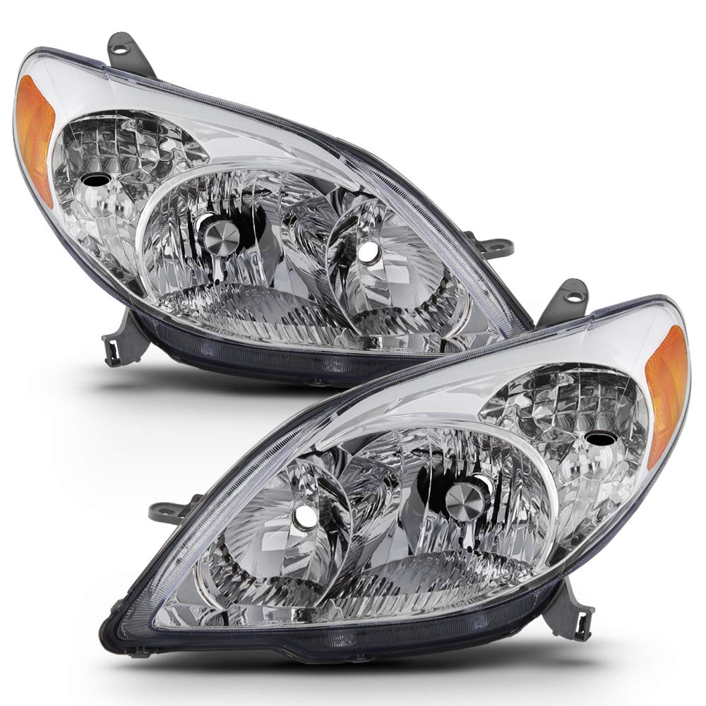 ACANII - For 2003-2008 Toyota Matrix Headlights Headlamps Replacement 03-08 [OE Factory Style] Driver + Passenger Side