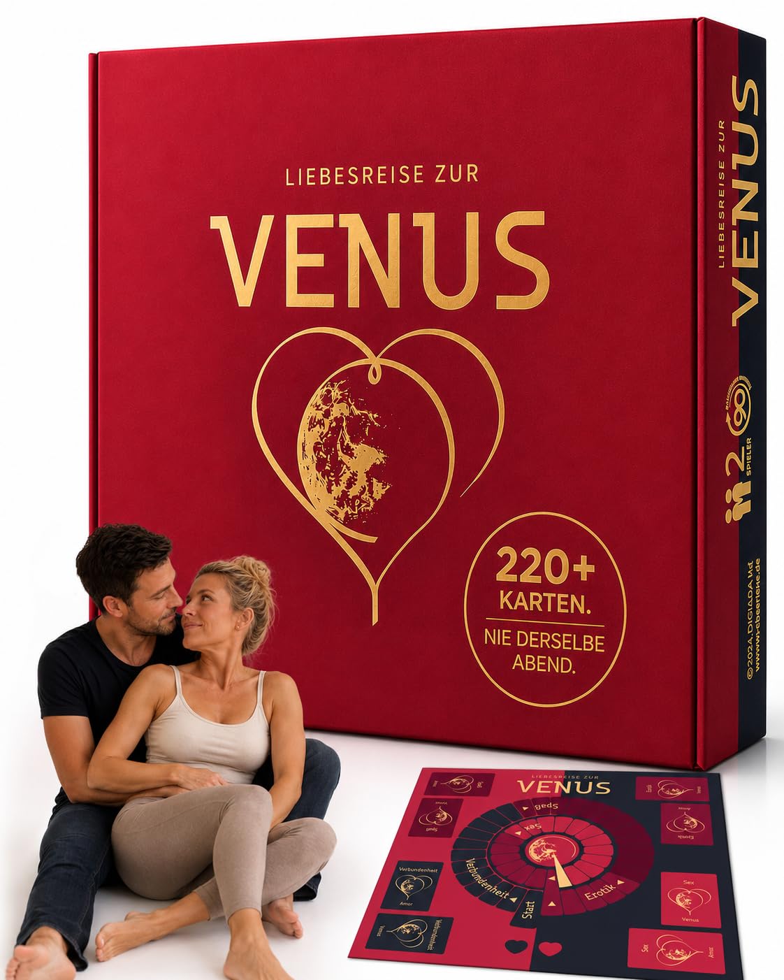 Mehr Nähe, Intimität & Leidenschaft | Premium Brettspiel für Paare ab 18
