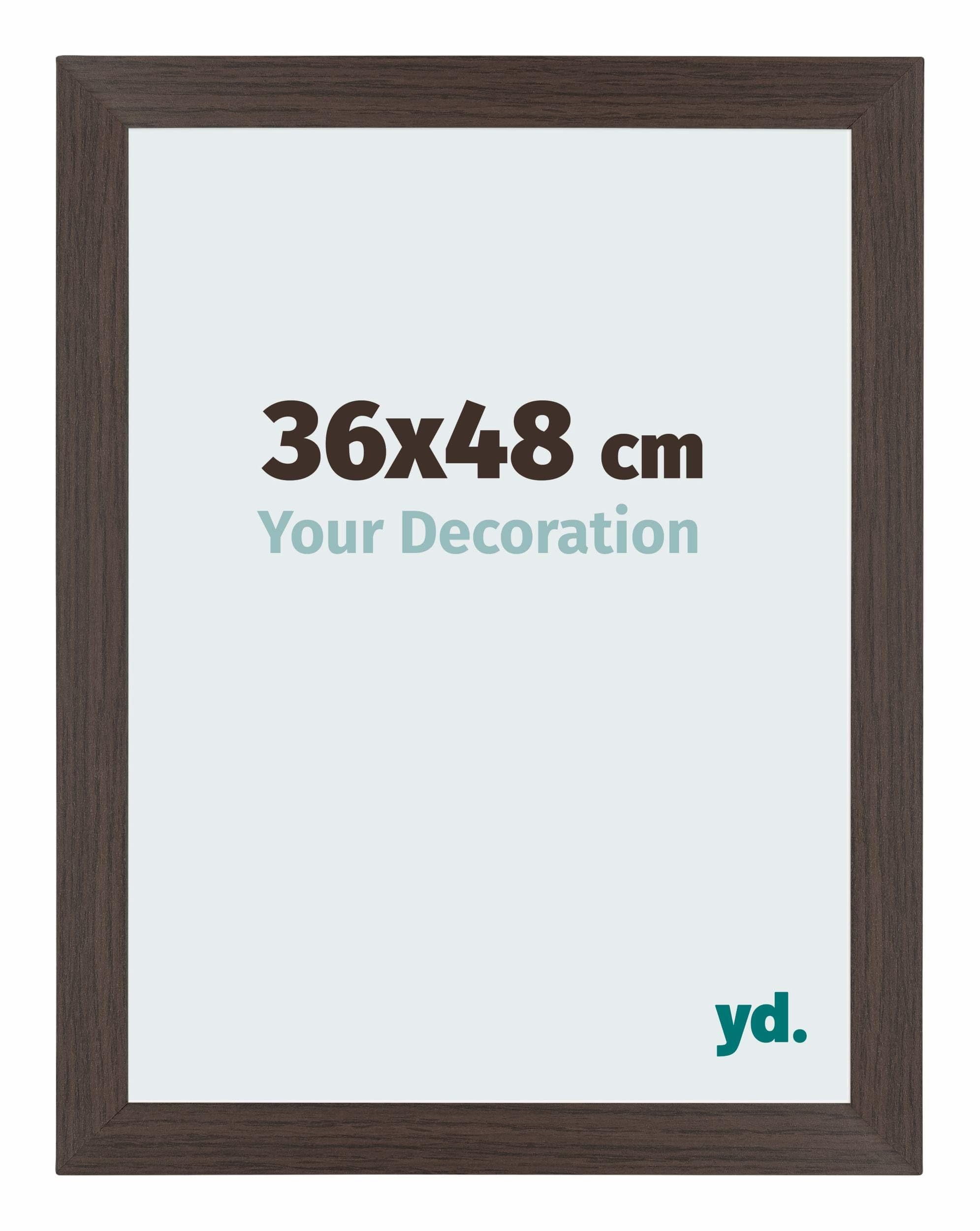 Your Decoration - Puzzle frame 36x48 - Oak Dark - Puzzle frame 500-1000 Pieces - MDF Photoframe - Mura