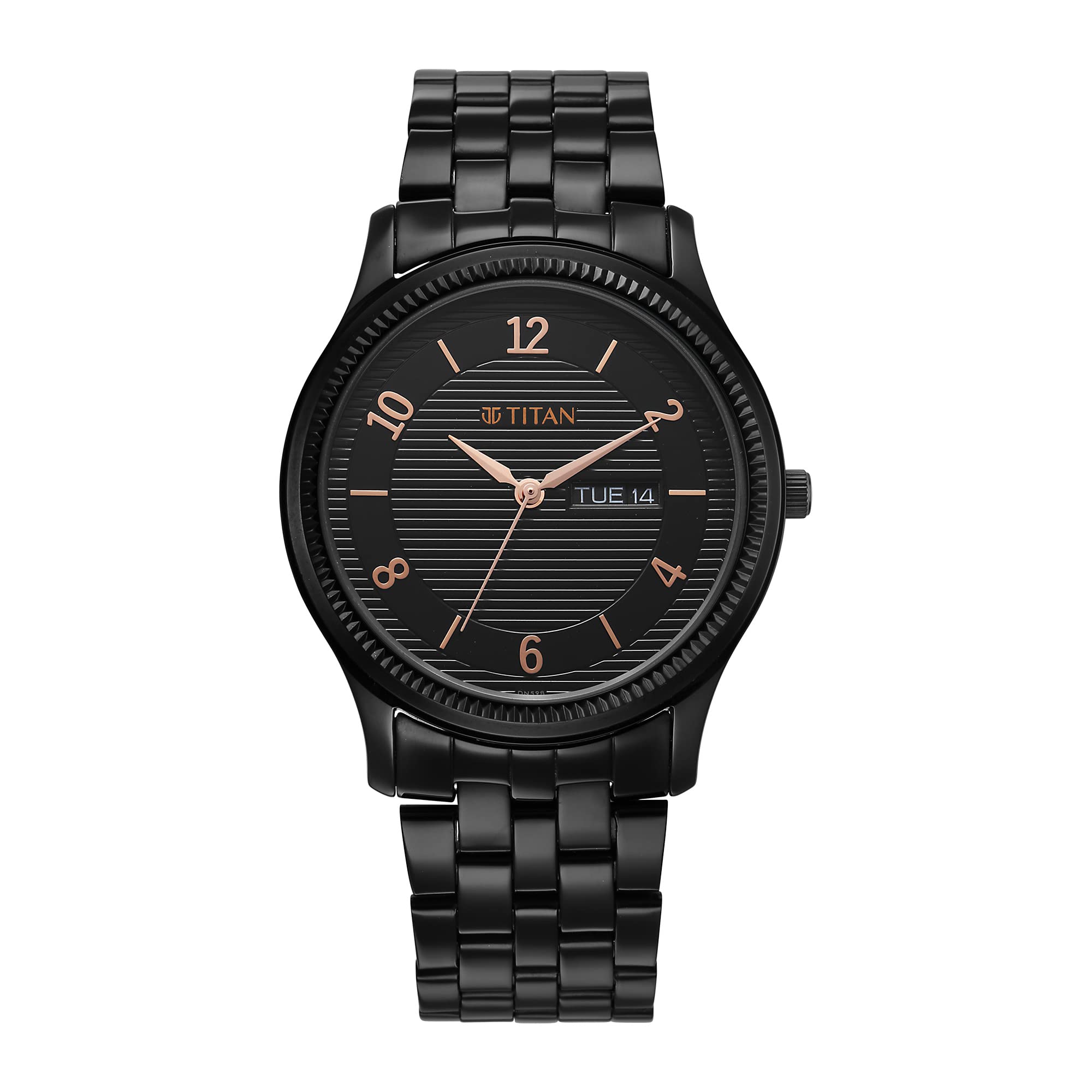 Titan Karishma Black Dial Stainless Steel Analog Watch for Men-NS1824NM01 (B0C1BPF3WZ) Amazon Price History, Amazon Price Tracker