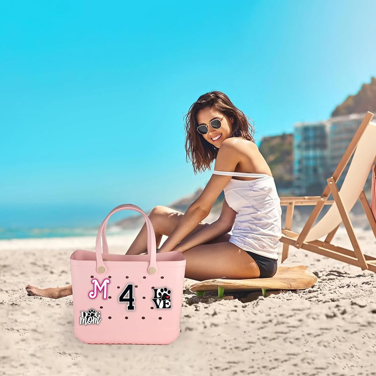 Charms Accessories for Bogg Bag Decorative Big Number Inserts image 4