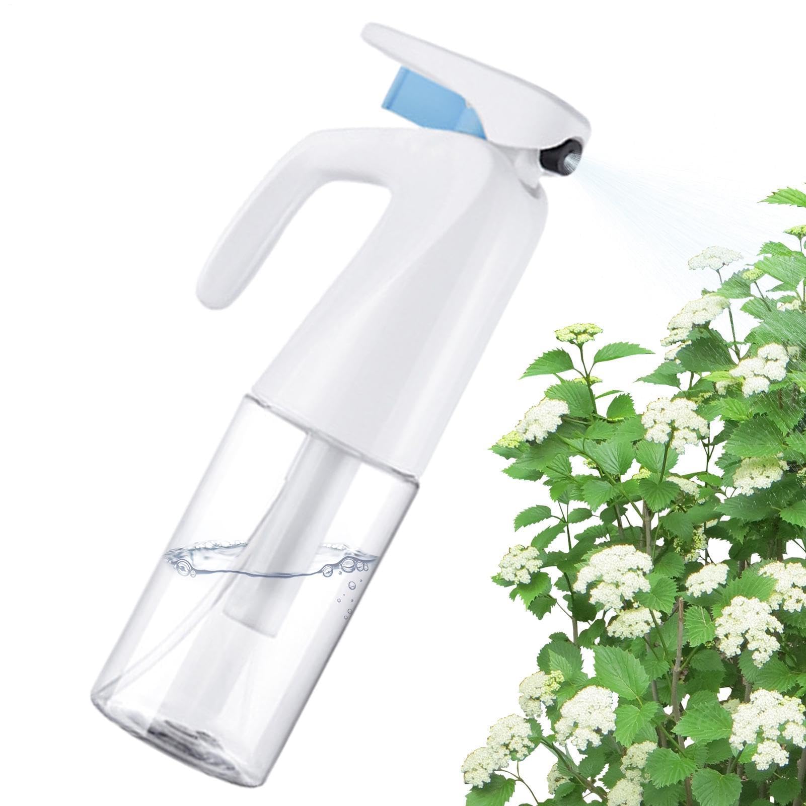 Plant Mister - Pulverizador de botella de agua recargable a prueba de fugas para niebla continua, ideal para peinado, limpieza, jardines interiores, flores y uso en salones de belleza