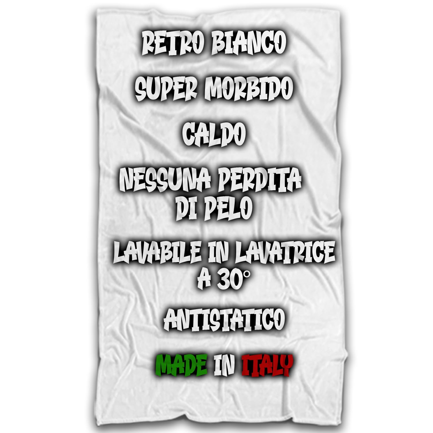 MOCHEIA SHOP Plaid Squadre di Calcio Italiane, Personalizzabile con Nome e Numero, realizzato in morbido Pile, il retro è Bianco. Misura 100x150 cm. (100X150 CM, BOLOGNA)