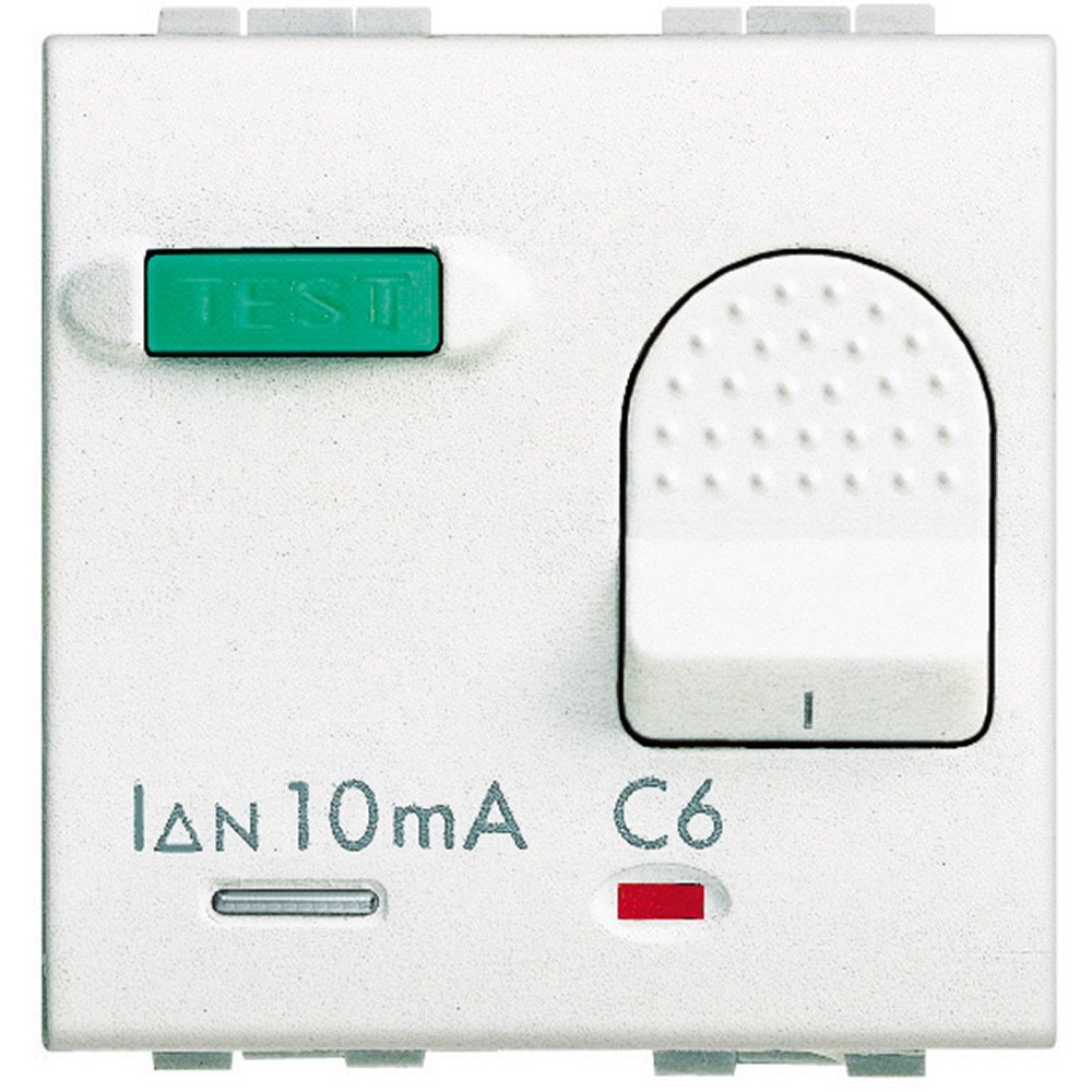 Interruttore differenziale magnetotermico Salvavita 1P+N 16A N4305/16 Bticino Living International