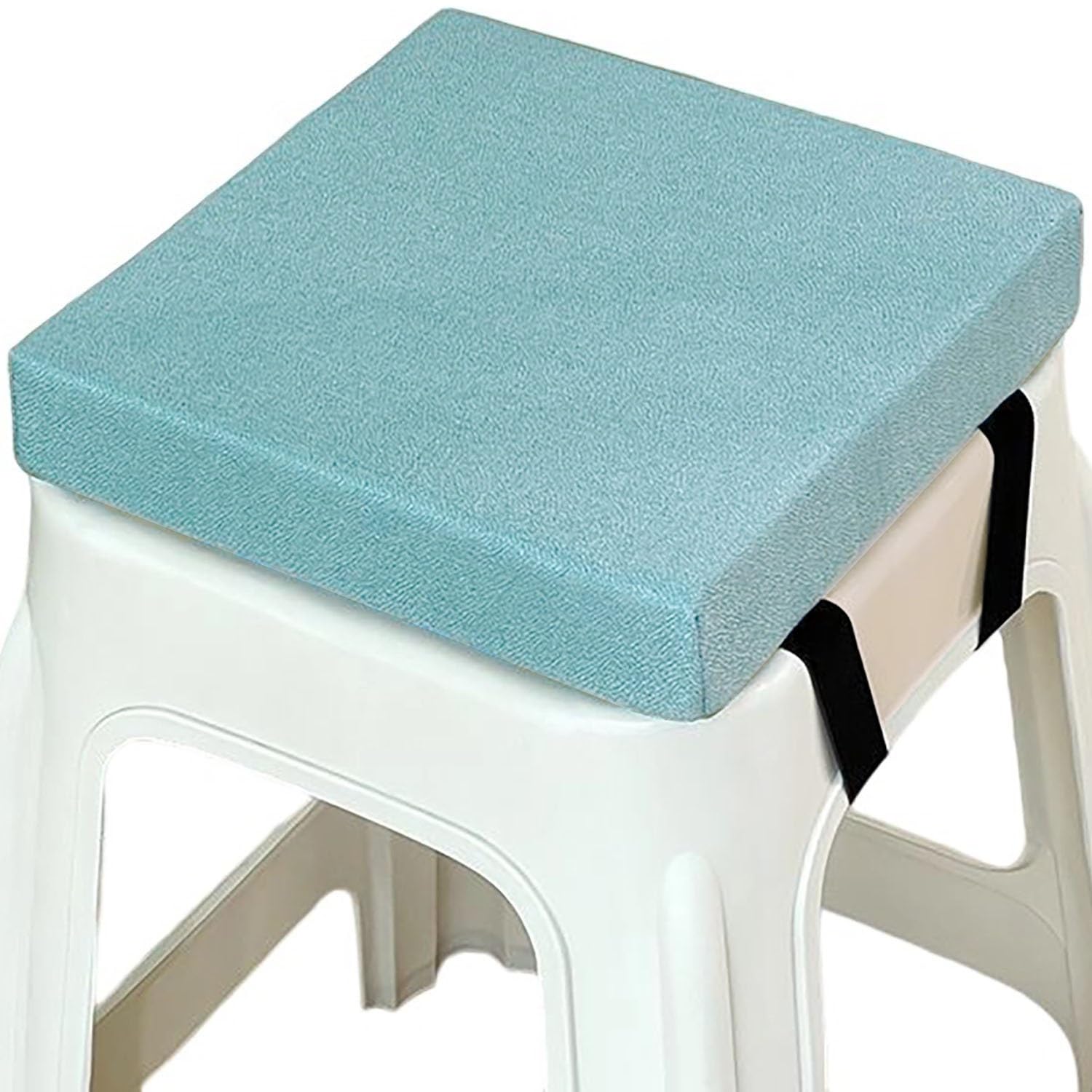 Square Bar Stool Seat Cushions with Ties Anti-Slip Chair Cushions 25x25/40x40/30x30cm Memory Foam Chair Pad with Washable Cover for Outdoor,Indoor,Garden,Dining,Kitchen,Bar Chairs(A11,35x35x5cm) — image 1