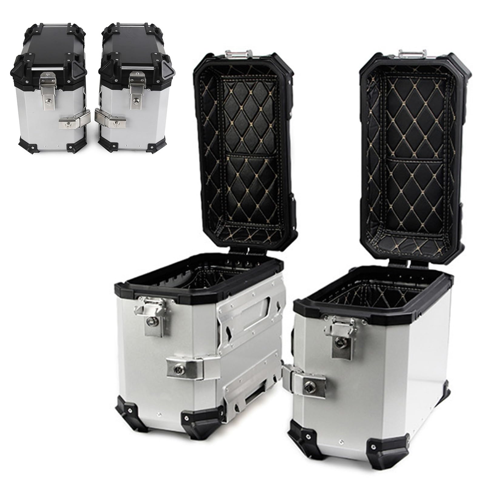 Baul Moto Maletero De Motocicleta 55L Universal Motocicleta