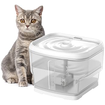 Amazon | Petsuper 猫水飲み器 自動給水器 自動 犬 水飲み器 2.5