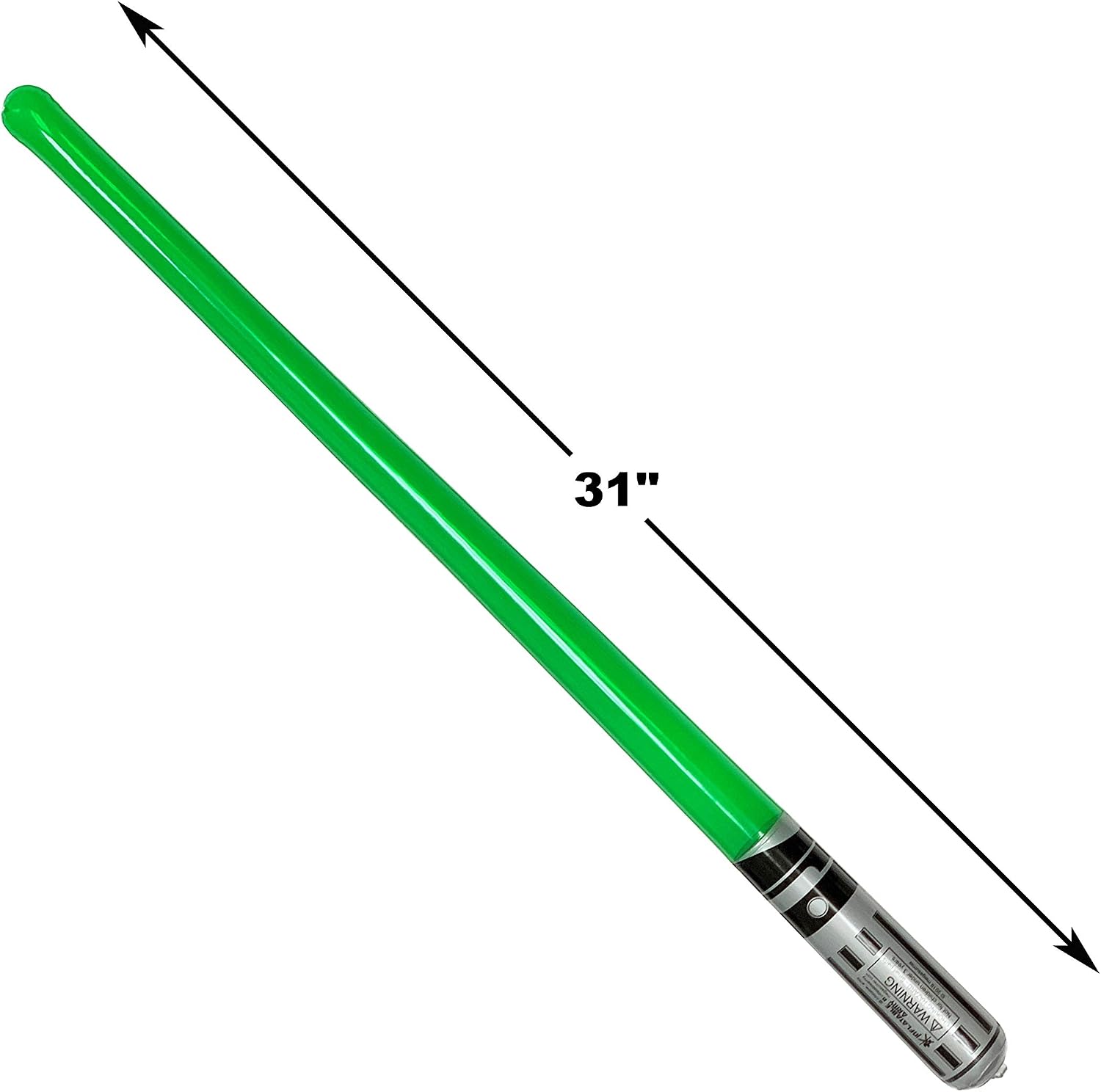 Pack of 12 Party Weight Inflatable Lightsaber- 2 Pink, 2 Red, 2 Yellow, 2 Green, 2 Blue, 2 Purple Rainbow Pack